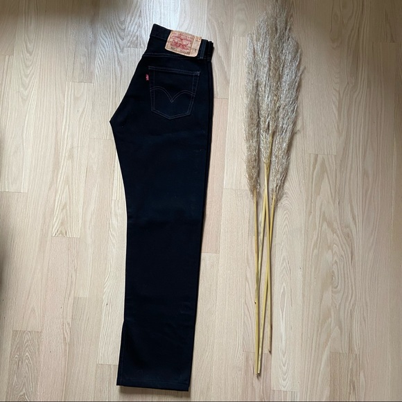 LEVI’S Vintage 501 | Black straight/wide leg denim - Picture 6 of 15